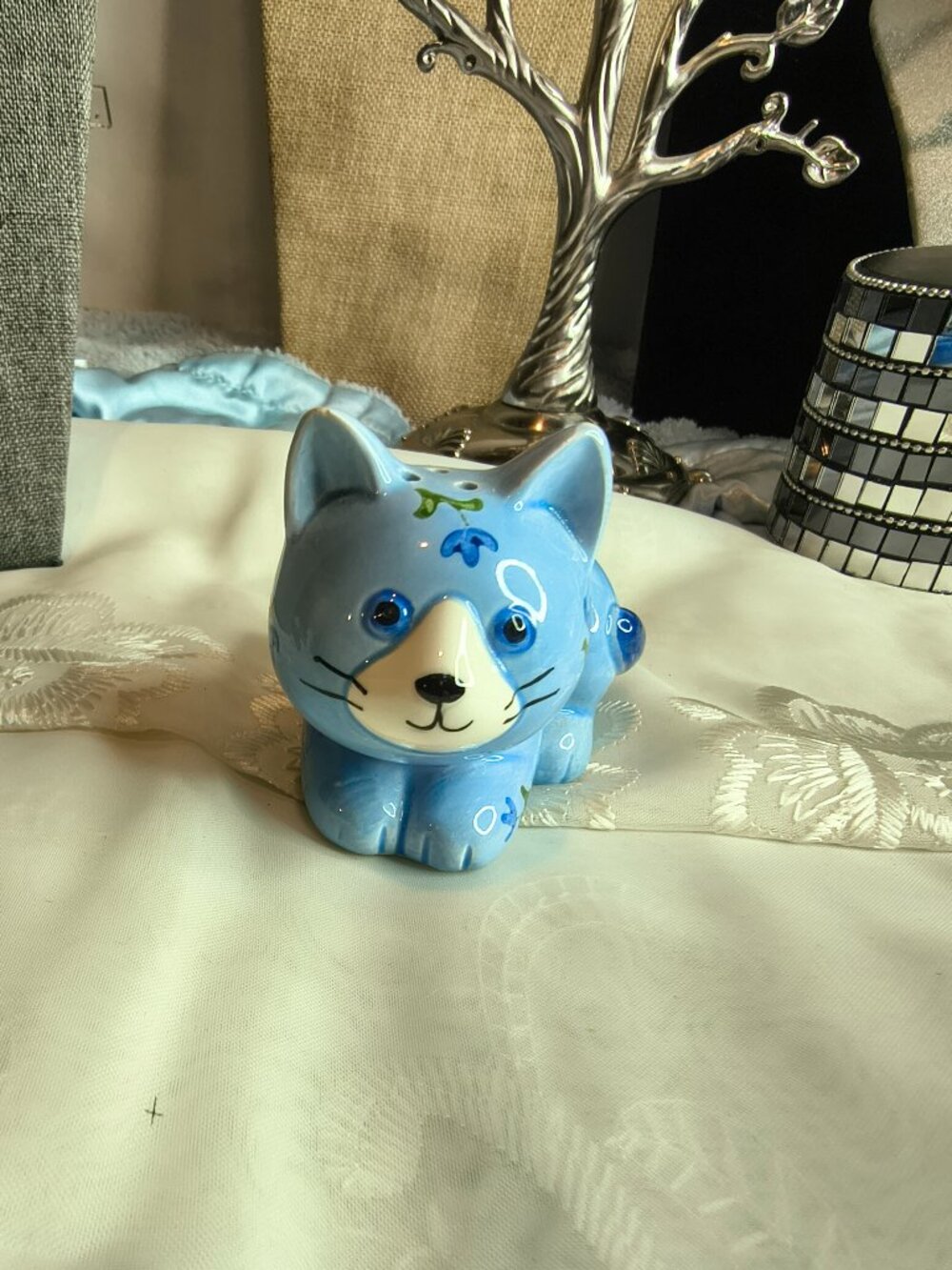 Otagiri Blue Cat Shaker